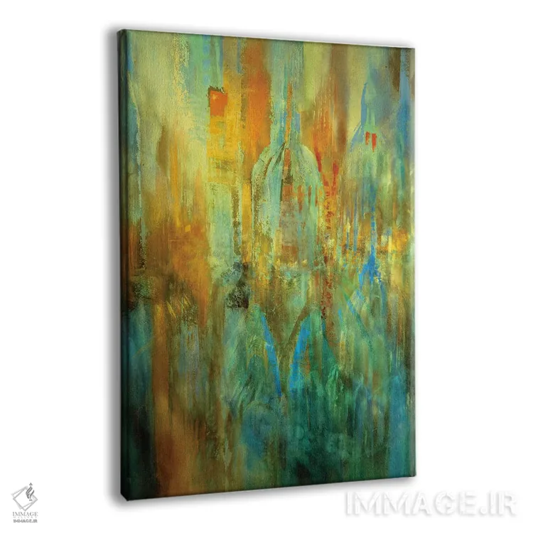 تابلو بالای پشتبامها اثر آنت شموکر - نمای پرسپکتیو محصول