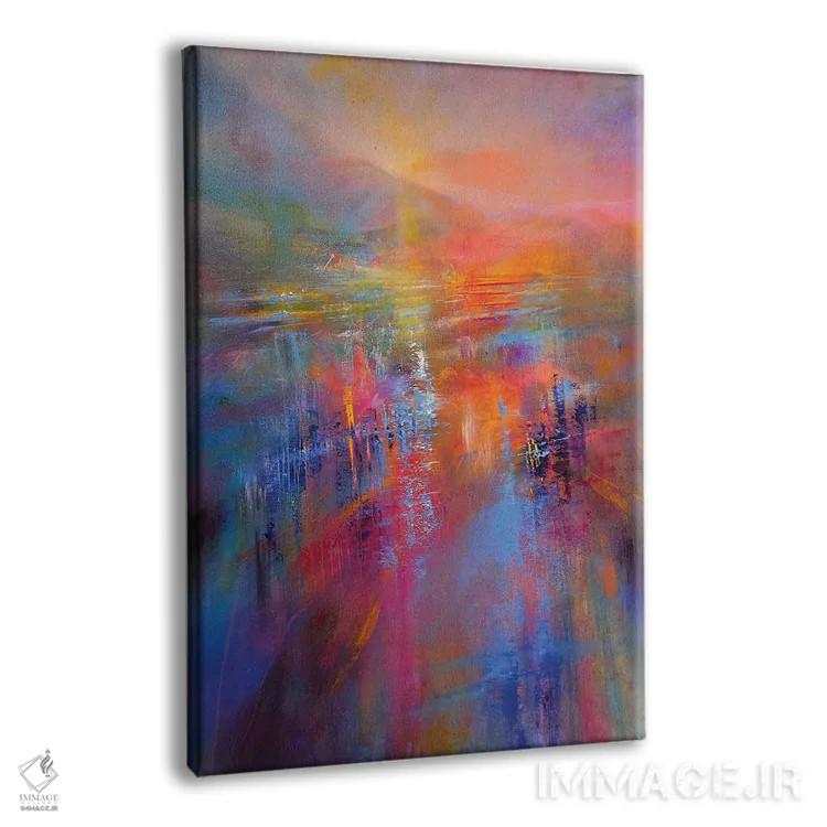 تابلو چشمانداز پرجنبوجوش I اثر آنت شموکر - نمای پرسپکتیو محصول