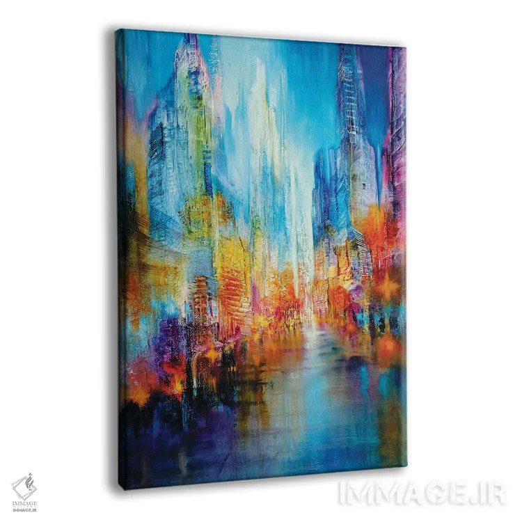 تابلو شهر بزرگ اثر آنت شموکر - نمای پرسپکتیو محصول