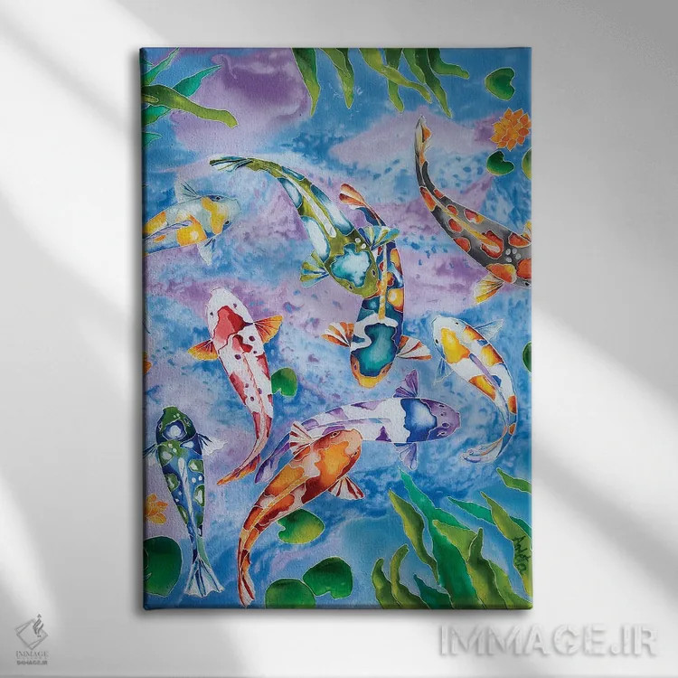 تابلو ماهی کندی اثر آرلت اسمولکو - نمای روبهرو روی دیوار