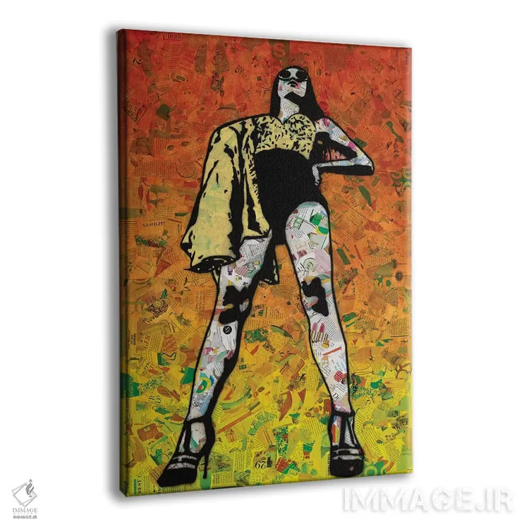 تابلو شجاع اثر امی اسمیت - نمای پرسپکتیو محصول