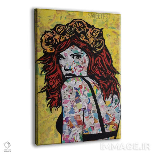 تابلو اِم شعلهور اثر امی اسمیت - نمای پرسپکتیو محصول