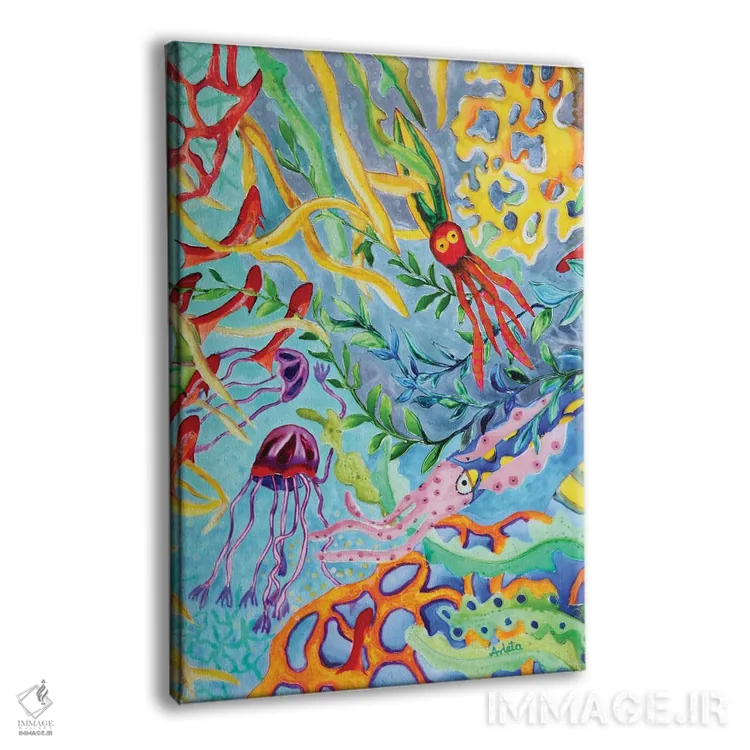 تابلو مسابقه زیر آب اثر آرلت اسمولکو - نمای پرسپکتیو محصول