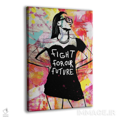 تابلو نبرد برای آیندهٔ ما (انتزاعی) اثر امی اسمیت - نمای پرسپکتیو محصول