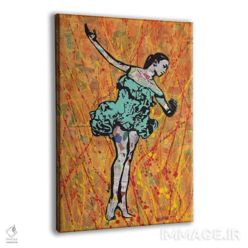 تابلو رقصندهٔ آتش اثر امی اسمیت - نمای پرسپکتیو محصول