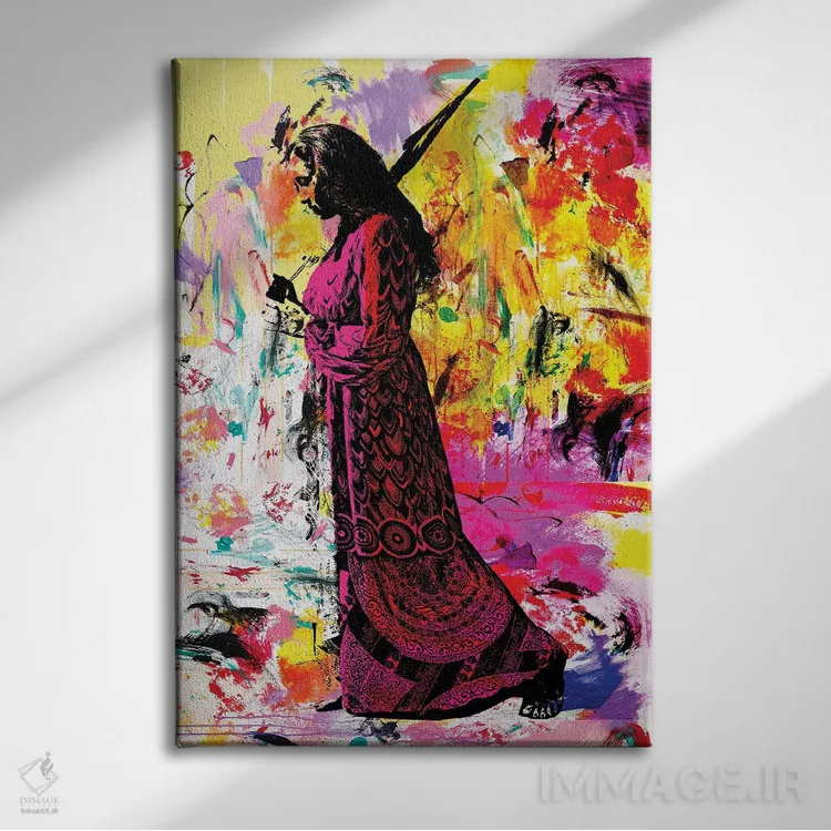 تابلو آینده اثر امی اسمیت - نمای روبهرو روی دیوار