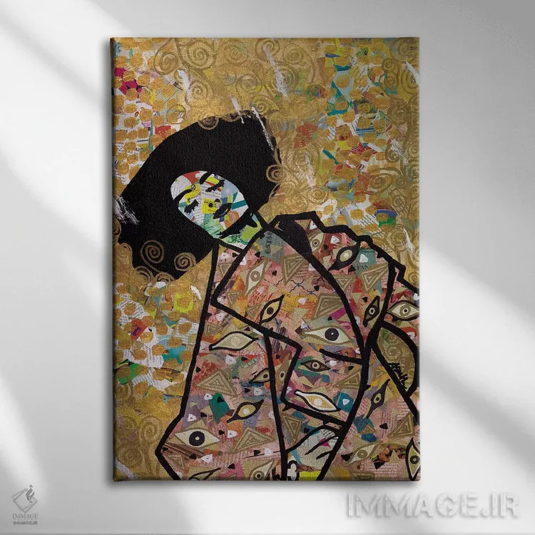 تابلو چشمها به تو اثر امی اسمیت - نمای روبهرو روی دیوار