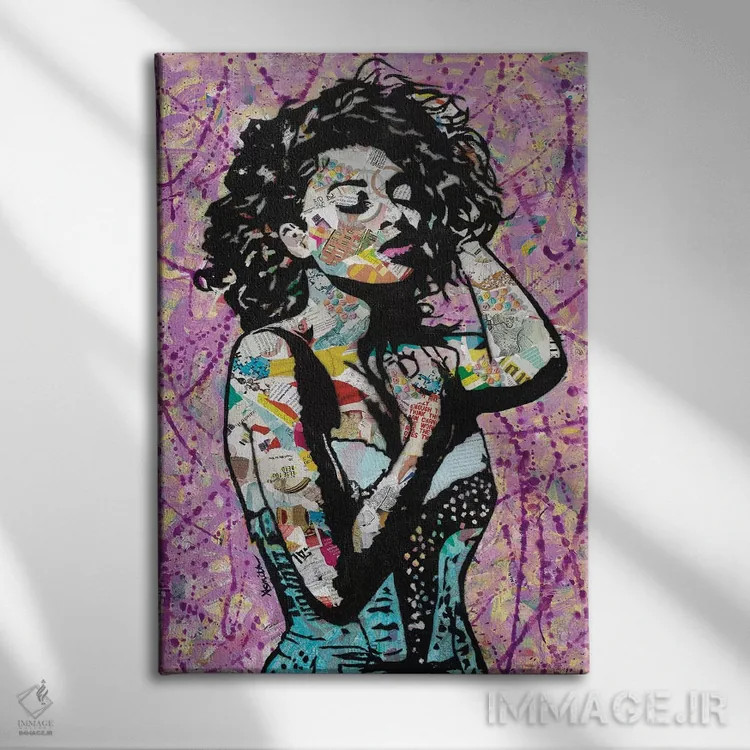 تابلو مراقبتکننده اثر امی اسمیت - نمای روبهرو روی دیوار