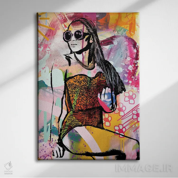 تابلو غافلگیری اثر امی اسمیت - نمای روبهرو روی دیوار