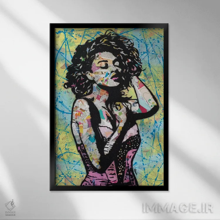 تابلو تمام چیزی که نیاز دارم اثر امی اسمیت - نمای قابدار مشکی