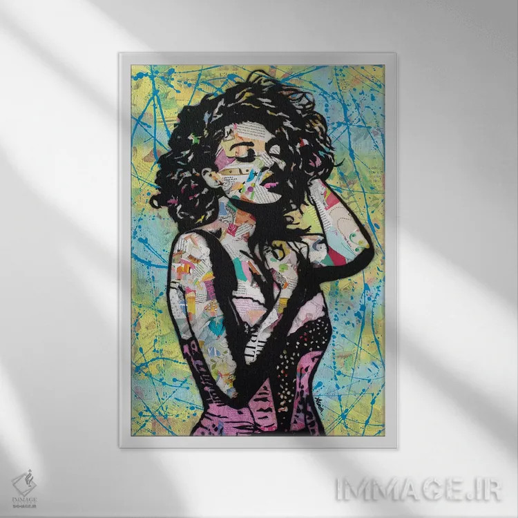 تابلو تمام چیزی که نیاز دارم اثر امی اسمیت - نمای قابدار سفید