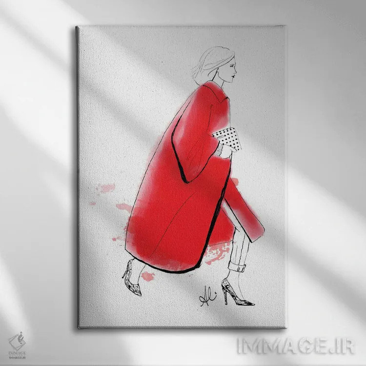 تابلو استلا (نام خاص) اثر آلیسون پِتری - نمای روبهرو روی دیوار