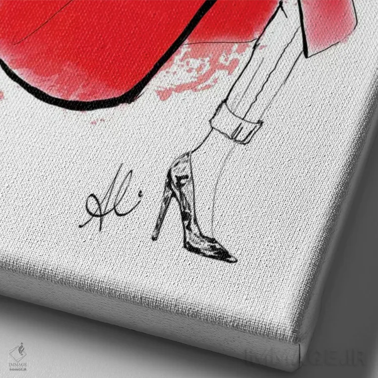 تابلو استلا (نام خاص) اثر آلیسون پِتری - نمای نزدیک بافت بوم