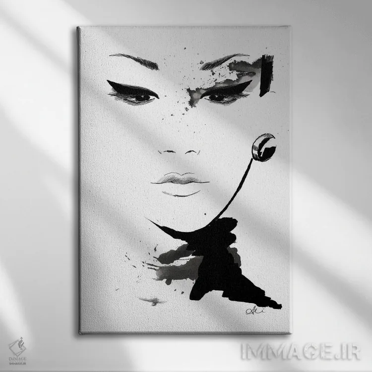 تابلو اوفتلیا (نام خاص) اثر آلیسون پِتری - نمای روبهرو روی دیوار