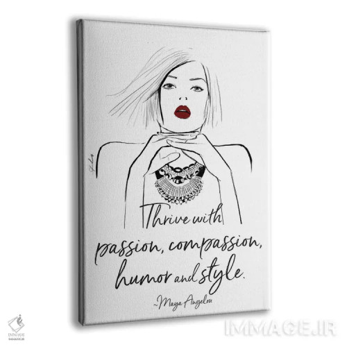 تابلو با اشتیاق شکوفا شو اثر آلیسون پِتری - نمای پرسپکتیو محصول