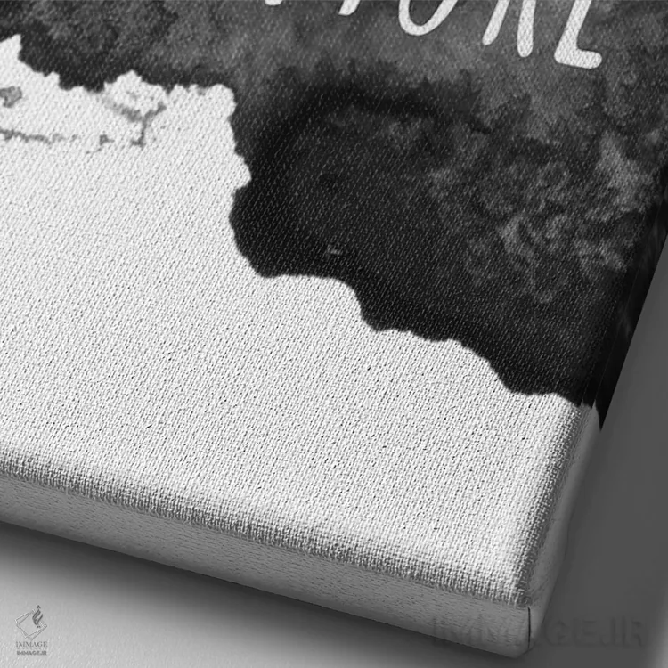 تابلو ماجراجویی زندگیام اثر آلیسون پِتری - نمای نزدیک بافت بوم