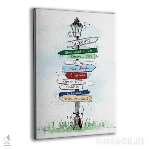 تابلو تابلوی فانتزی اثر آلیسون پِتری - نمای پرسپکتیو محصول