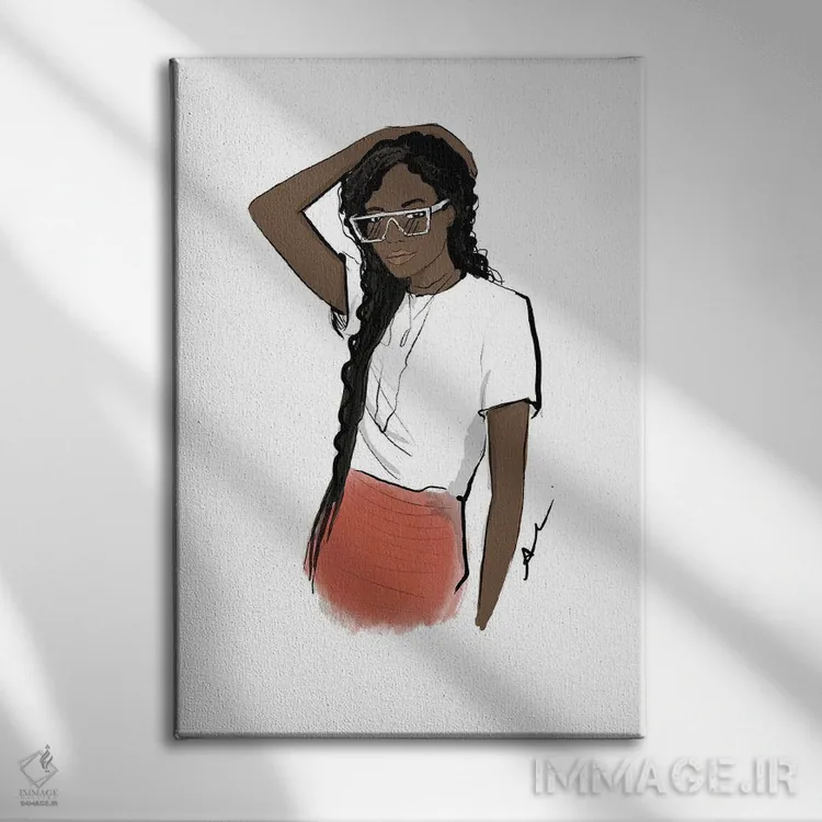 تابلو کیوپید معمولی اثر آلیسون پِتری - نمای روبهرو روی دیوار