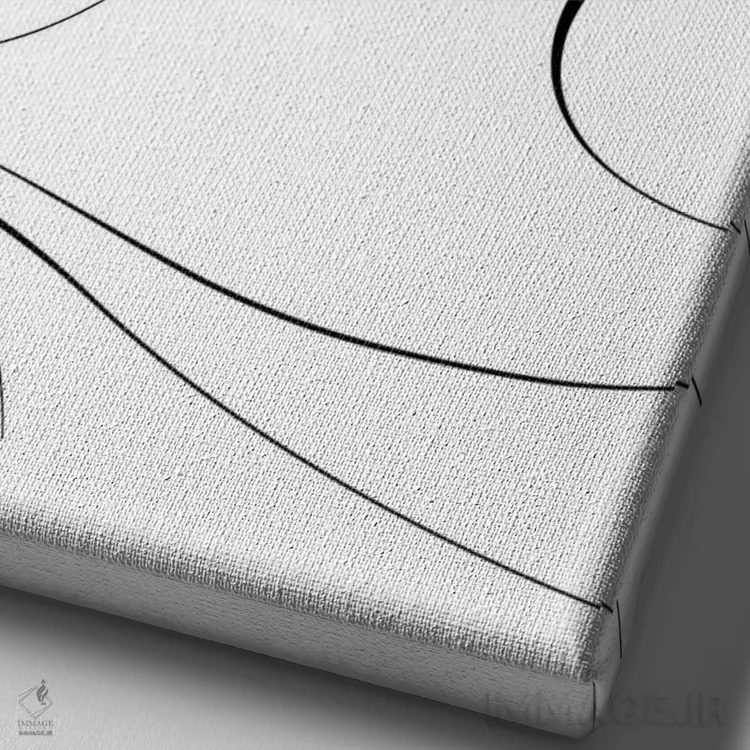 تابلو امیدوارم برقصی اثر آلیسون پِتری - نمای نزدیک بافت بوم