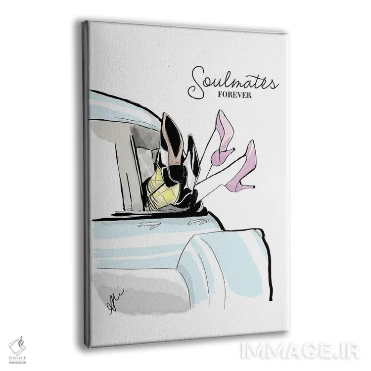 تابلو نیمههای گمشده اثر آلیسون پِتری - نمای پرسپکتیو محصول