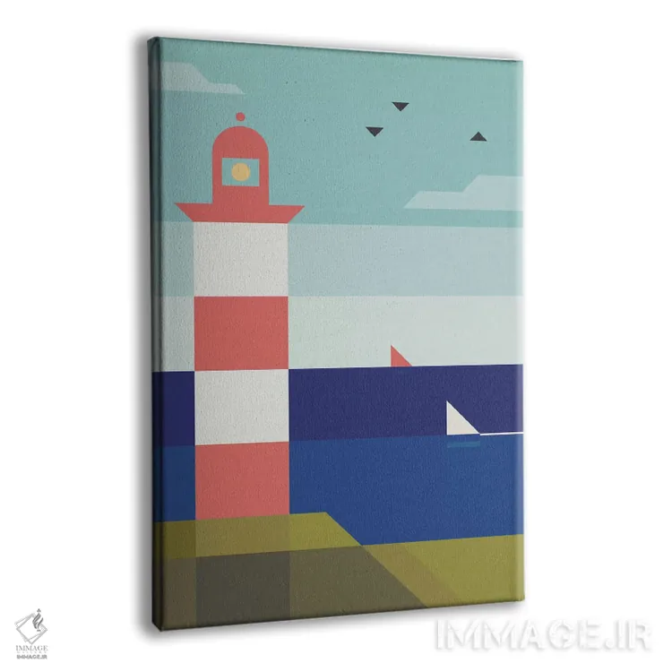 تابلو فانوس دریایی اثر آنتونی اسکوییزاتو - نمای پرسپکتیو محصول