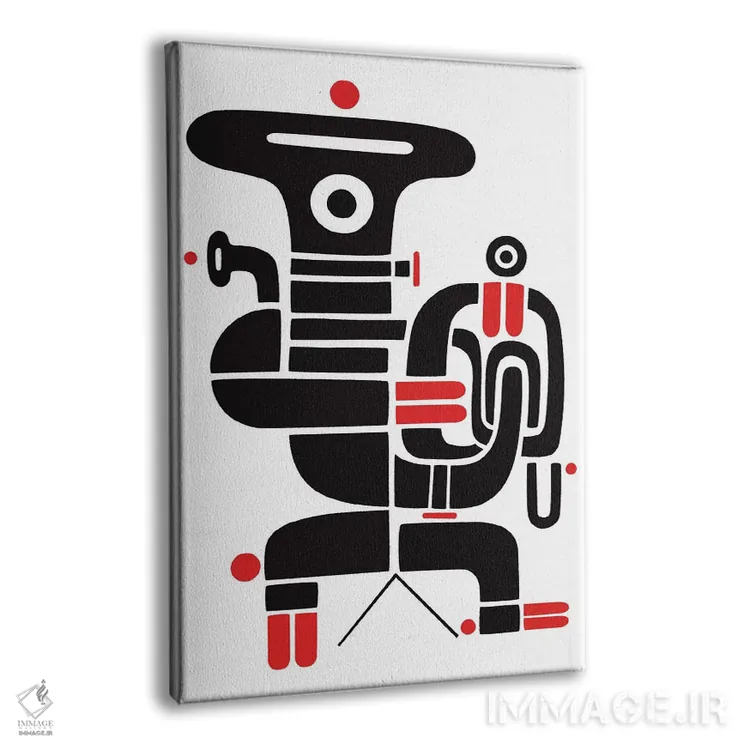 تابلو مرد لولهای اثر آنتونی اسکوییزاتو - نمای پرسپکتیو محصول