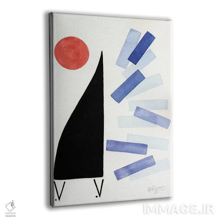 تابلو جاز آزاد اثر آنتونی اسکوییزاتو - نمای پرسپکتیو محصول