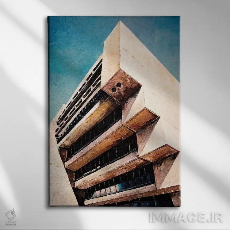 تابلو شهر دالاس اثر آنتونی اسکوییزاتو - نمای روبهرو روی دیوار