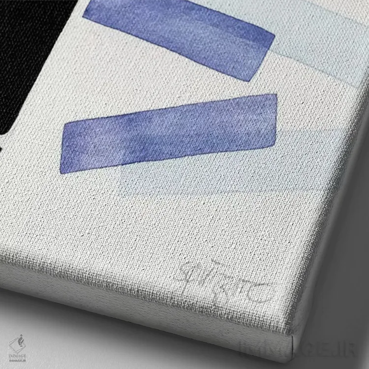 تابلو جاز آزاد اثر آنتونی اسکوییزاتو - نمای نزدیک بافت بوم