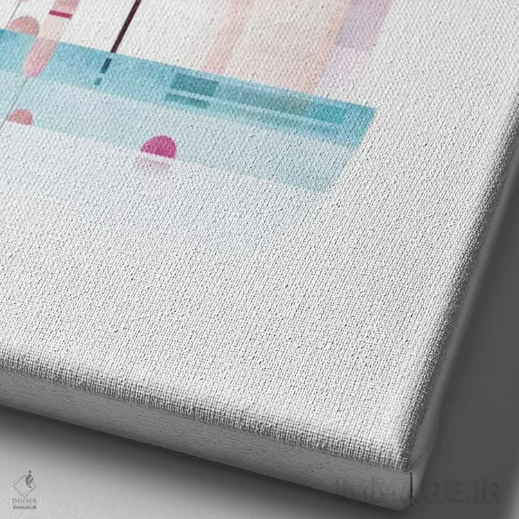 تابلو فلامینگوی آرام اثر آنتونی اسکوییزاتو - نمای نزدیک بافت بوم