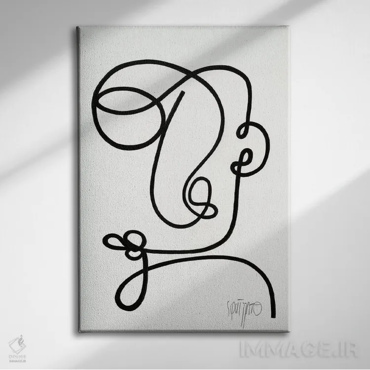 تابلو مرد باهوشتر اثر آنتونی اسکوییزاتو - نمای روبهرو روی دیوار