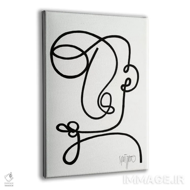 تابلو مرد باهوشتر اثر آنتونی اسکوییزاتو - نمای پرسپکتیو محصول