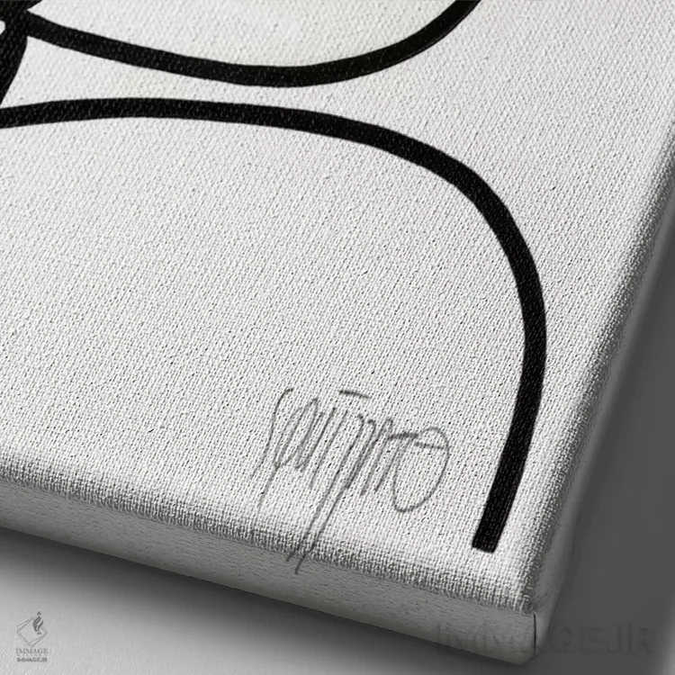 تابلو مرد باهوشتر اثر آنتونی اسکوییزاتو - نمای نزدیک بافت بوم