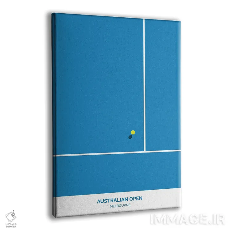 تابلو اوپن استرالیا (تنیس) اثر آویسیکس - نمای پرسپکتیو محصول