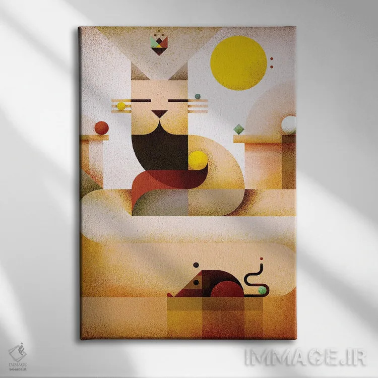 تابلو استاد ذن اثر آنتونی اسکوییزاتو - نمای روبهرو روی دیوار