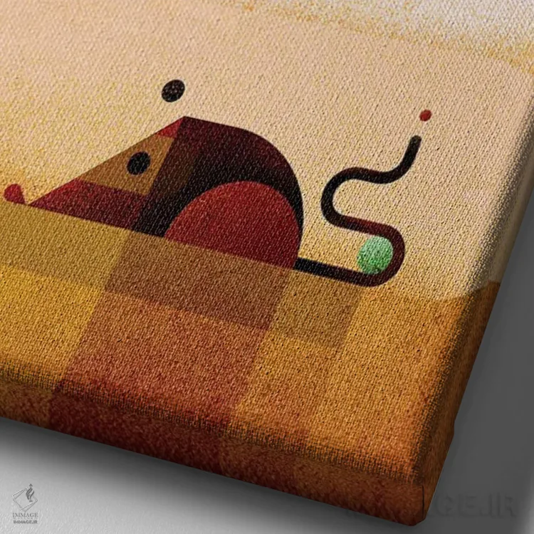 تابلو استاد ذن اثر آنتونی اسکوییزاتو - نمای نزدیک بافت بوم