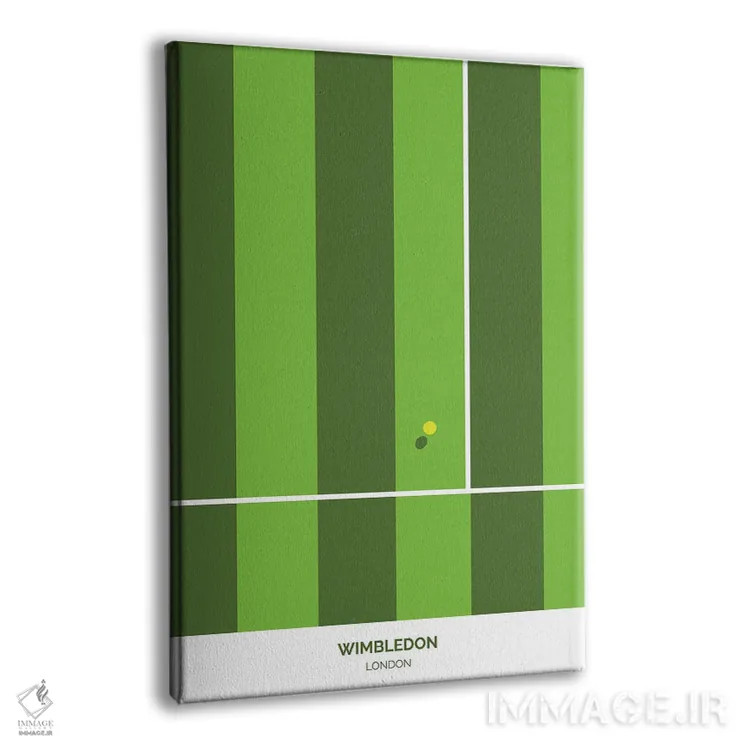 تابلو ویمبلدون (تنیس) اثر آویسیکس - نمای پرسپکتیو محصول