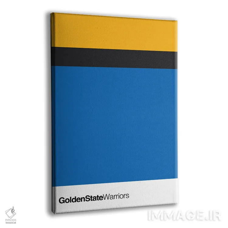 تابلو بسکتبال گلدن استیت وریرز اثر آویسیکس - نمای پرسپکتیو محصول