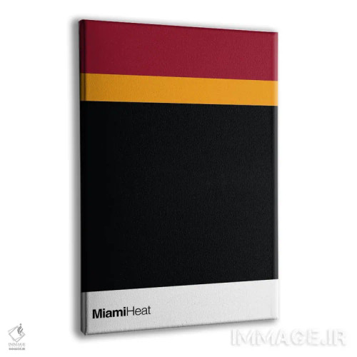 تابلو بسکتبال میامی هیت اثر آویسیکس - نمای پرسپکتیو محصول