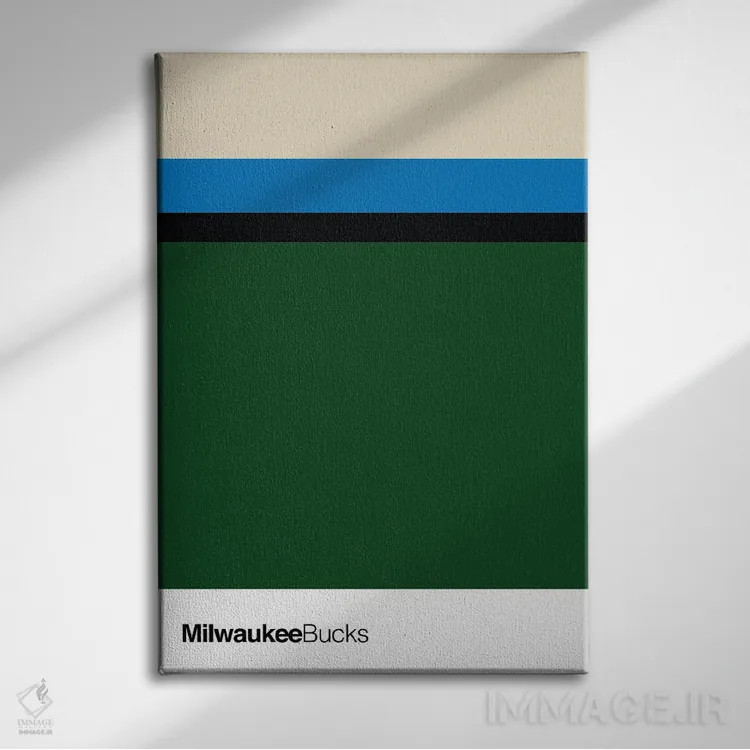 تابلو بسکتبال میلواکی باکس اثر آویسیکس - نمای روبهرو روی دیوار