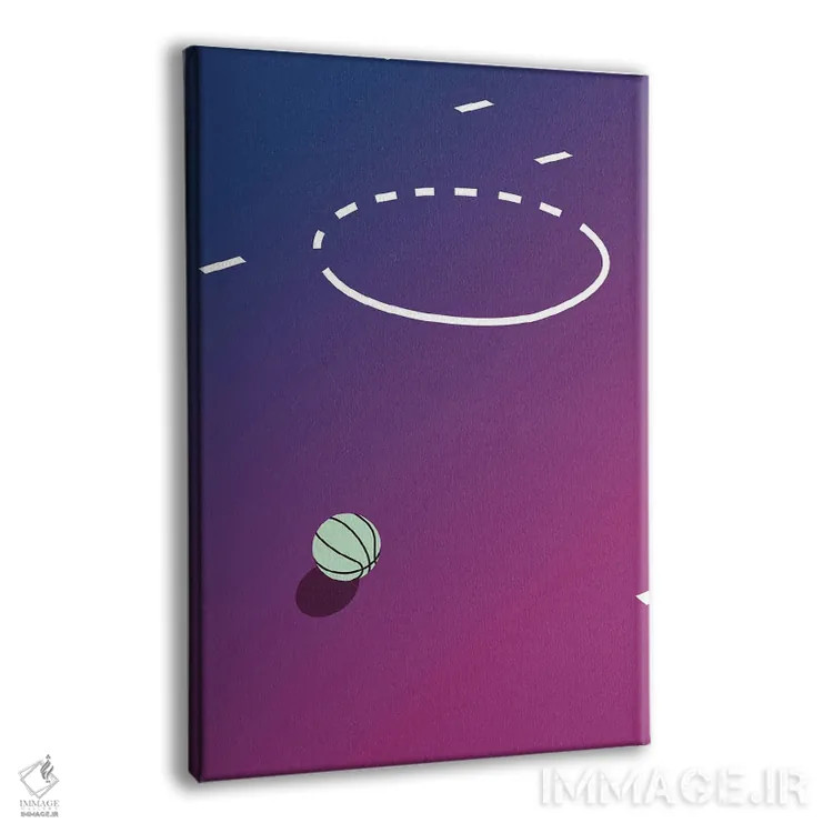 تابلو زمین بسکتبال پیگال (محلهای در پاریس) اثر آویسیکس - نمای پرسپکتیو محصول