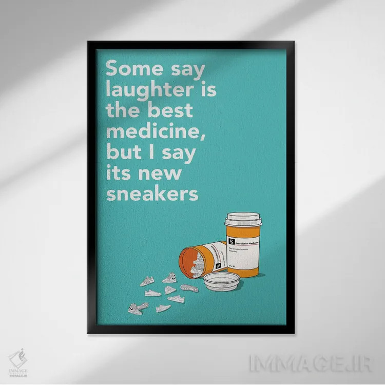 تابلو داروی کتانی اثر آویسیکس - نمای قابدار مشکی