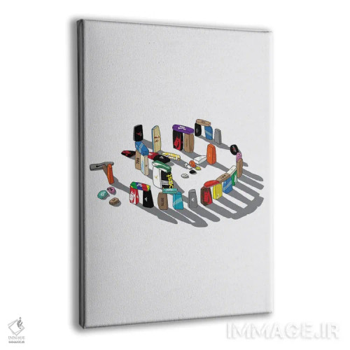 تابلو کتانیهنج (الهام از استونهنج) اثر آویسیکس - نمای پرسپکتیو محصول