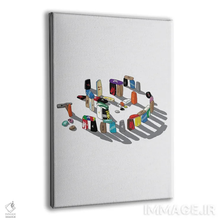 تابلو کتانیهنج (الهام از استونهنج) اثر آویسیکس - نمای پرسپکتیو محصول