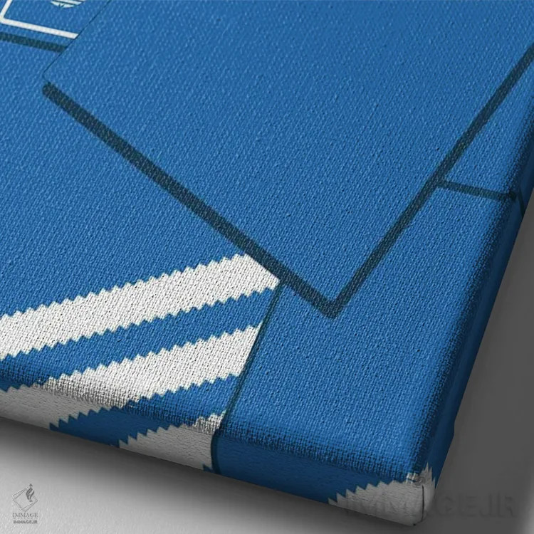 تابلو اصیل باش اثر آویسیکس - نمای نزدیک بافت بوم