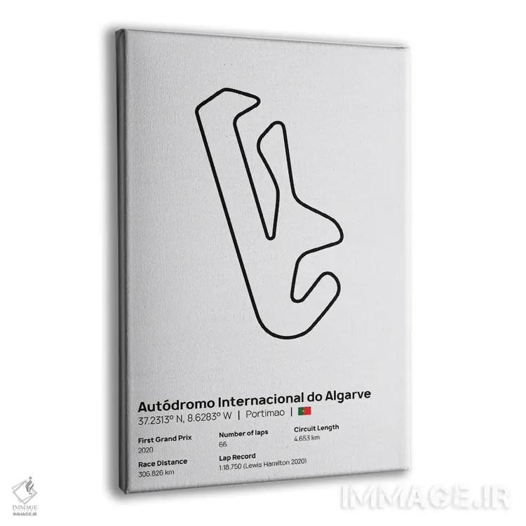 تابلو فرمول یک - پیست الگارو اثر آویسیکس - نمای پرسپکتیو محصول