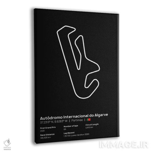 تابلو فرمول یک - پیست الگارو اثر آویسیکس - نمای پرسپکتیو محصول