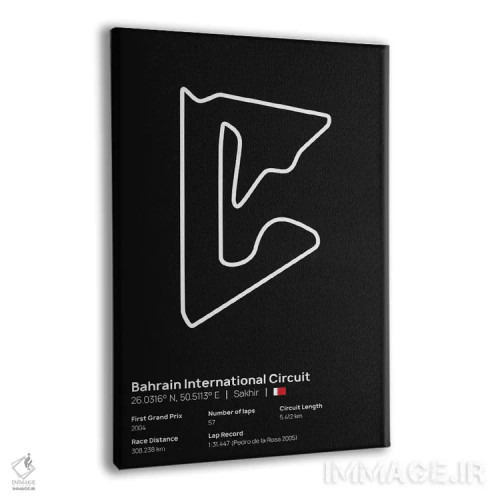 تابلو فرمول یک - پیست بحرین اثر آویسیکس - نمای پرسپکتیو محصول