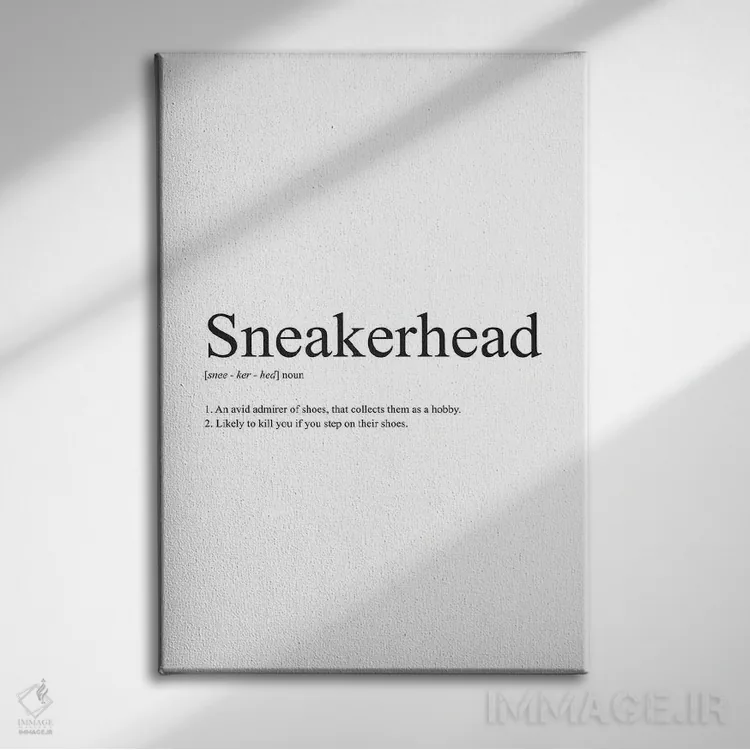 تابلو تعریف کتانیباز اثر آویسیکس - نمای روبهرو روی دیوار