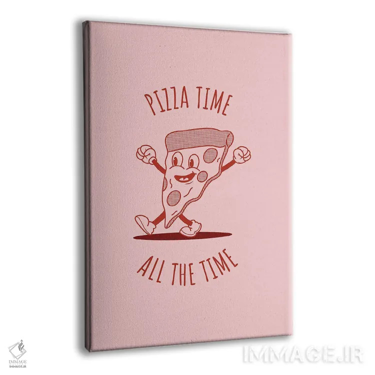 تابلو پیتزا تایم اثر آویسیکس - نمای پرسپکتیو محصول